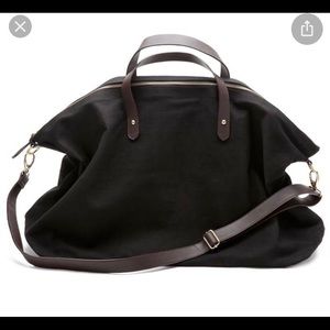 Cuyana Canvas & Leather Weekender Bag